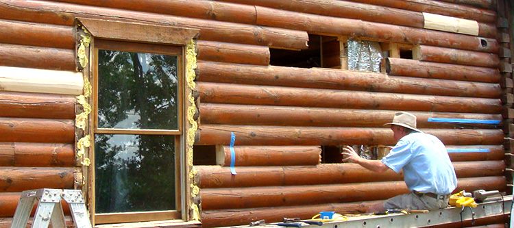 Log Home Repair Urbanna, Virginia