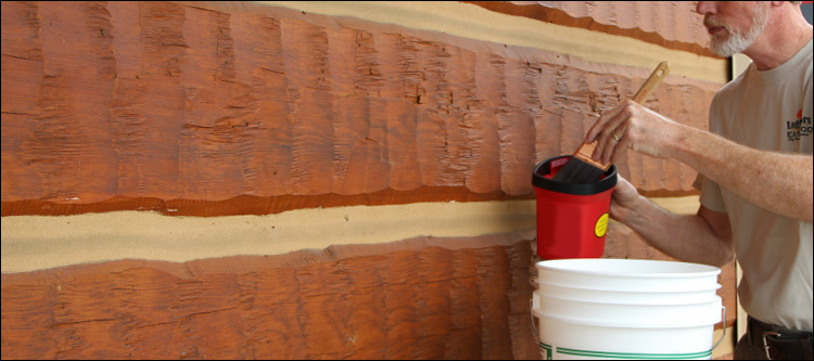 Professional Log Home Staining  Locust Hill, Virginia